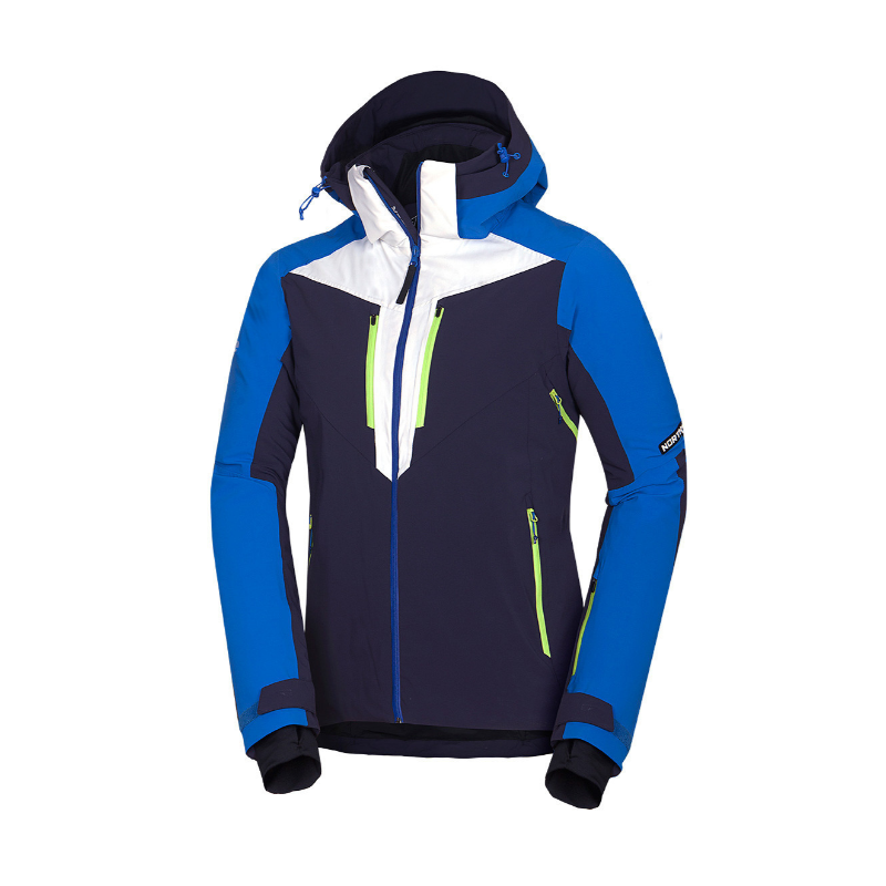 Moška smučarska jakna NORTHFINDER STEPHAN združuje 10K/10K vodoodporno zaščito, izolacijo PrimaLoft® Eco Black in RECCO® varnostni sistem. Popolna izbira za zahtevne smučarje, ki želijo toplino, udobje in varnost v vseh zimskih razmerah.