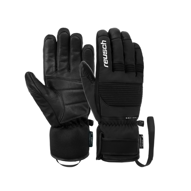Reusch Andy R-TEX® – elegantne moške smučarske rokavice iz kozjega usnja z R-LOFT™ izolacijo. Vodoodporne, tople in udobne. Popolne za zimske športnike!