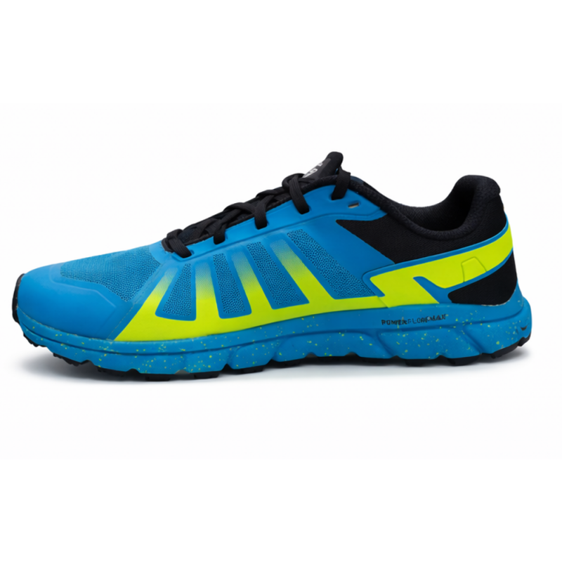 Moške trail superge INOV8 TERRAULTRA G 270 z Graphene Grip podplatom in 0 mm dropom. Široko prileganje, vrhunsko blaženje POWERFLOW MAX in energijski povratek za dolge ultra trail teke.