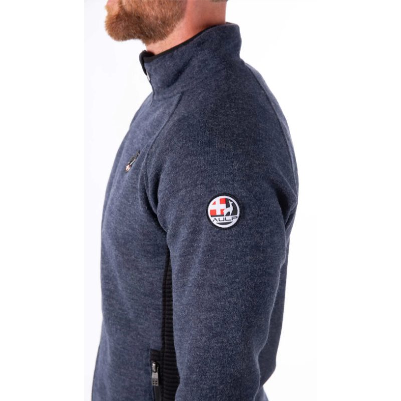 Topel in zračen moški midlayer AULP Ronal za smučanje, pohodništvo in outdoor aktivnosti. Lahek, raztegljiv in udoben srednji sloj. AS Sport Outlet.
