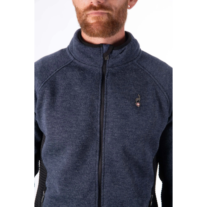 Topel in zračen moški midlayer AULP Ronal za smučanje, pohodništvo in outdoor aktivnosti. Lahek, raztegljiv in udoben srednji sloj. AS Sport Outlet.