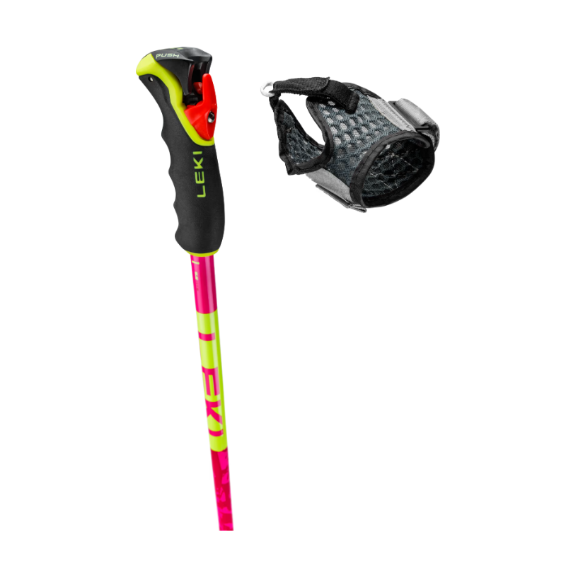 LEKI Spitfire 3D roza palice – Trigger 3D sistem, aluminij HTS, odlična stabilnost in zamenljive košarice. Popolne za freeride in progo. Naroči pri AS Sport Outlet!