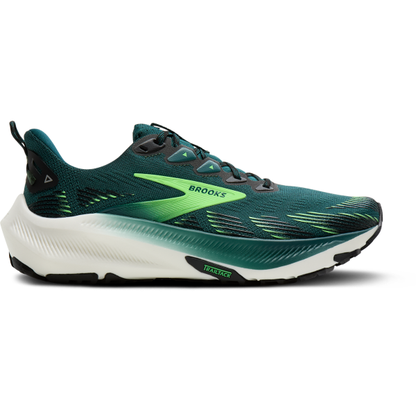 BROOKS Ghost Trail združuje legendarno udobje modela Ghost z vrhunskim trail oprijemom. DNA LOFT v3 blaženje, TrailTack Green podplat in stabilnost za brezskrben tek iz ceste na gozdne poti.