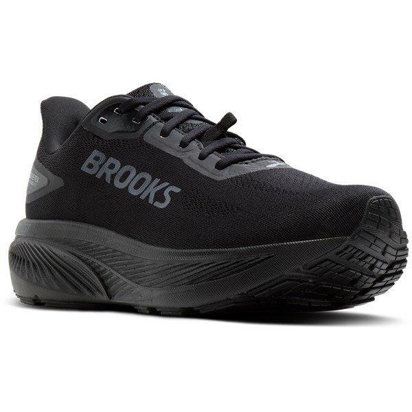 Vodoodporne moške cestne tekaške superge Brooks Ghost 18 GTX z membrano GORE‑TEX Invisible Fit, mehkim blaženjem DNA LOFT v3 in podplatom RoadTack za tek v dežju.