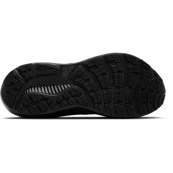 Vodoodporne moške cestne tekaške superge Brooks Ghost 18 GTX z membrano GORE‑TEX Invisible Fit, mehkim blaženjem DNA LOFT v3 in podplatom RoadTack za tek v dežju.