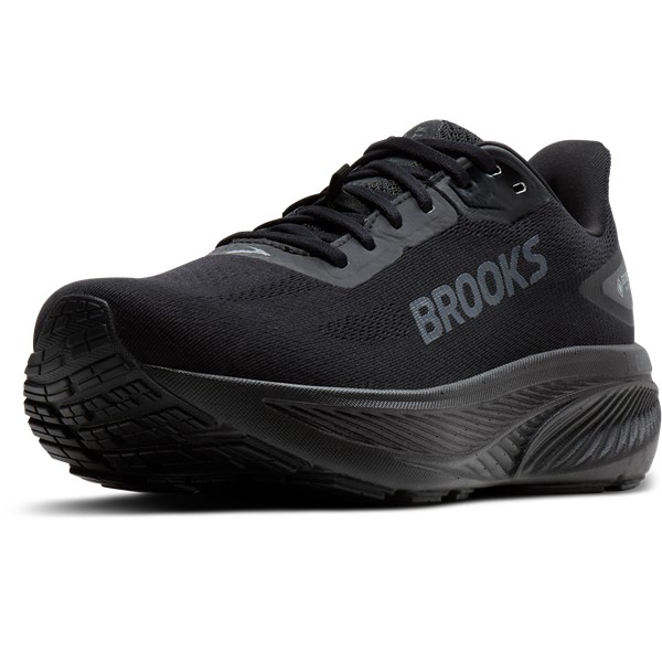 Vodoodporne moške cestne tekaške superge Brooks Ghost 18 GTX z membrano GORE‑TEX Invisible Fit, mehkim blaženjem DNA LOFT v3 in podplatom RoadTack za tek v dežju.