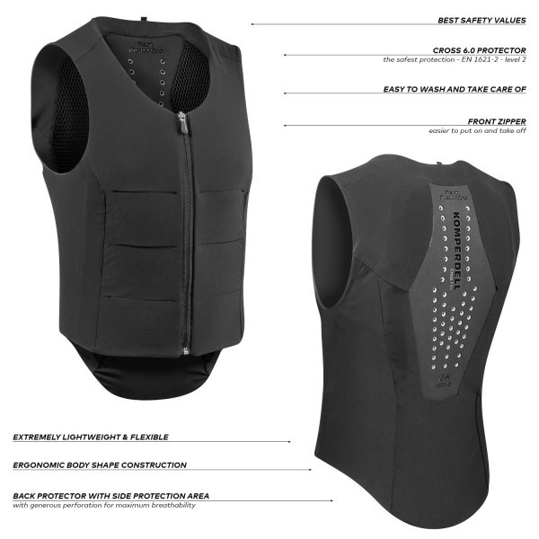 Odkrij vrhunsko zaščito s Komperdell Ballistic Flex Fit – lahko, zračno in ergonomsko prilagojeno zaščito za hrbet. Najvišji varnostni standard EN 1621-2, popolno prileganje in maksimalna svoboda gibanja. Naroči zdaj pri AS Sport Outlet!