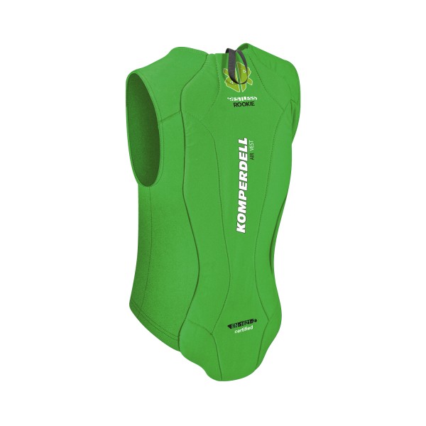 Komperdell Air Vest Green – otroška zaščita za hrbet z najvišjo varnostjo EN 1621. Lahka, prožna in udobna, idealna za smučanje in deskanje. Pralna in odporna na udarce. Nakupuj varno v AS Sport Outlet!