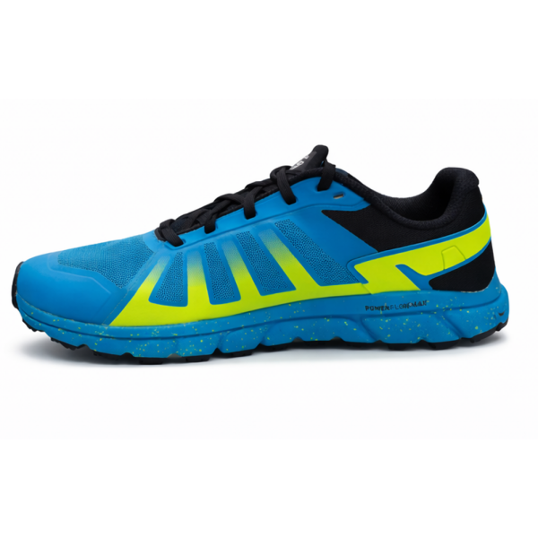Moške trail superge INOV8 TERRAULTRA G 270 z Graphene Grip podplatom in 0 mm dropom. Široko prileganje, vrhunsko blaženje POWERFLOW MAX in energijski povratek za dolge ultra trail teke.