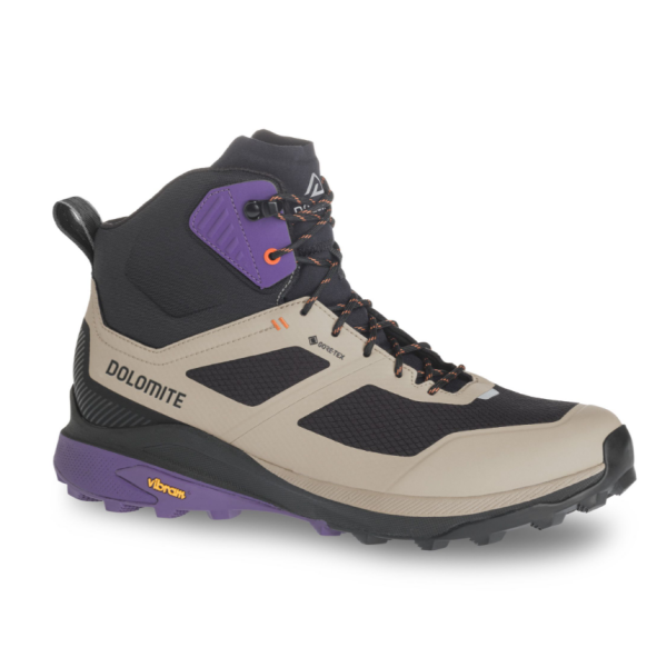 Lahki moški visoki pohodni čevlji DOLOMITE Nibelia High GTX z GORE-TEX Invisible Fit membrano in Vibram® Megagrip podplatom. Idealni za fast hiking in pohodništvo v vseh razmerah – AS Sport Outlet.