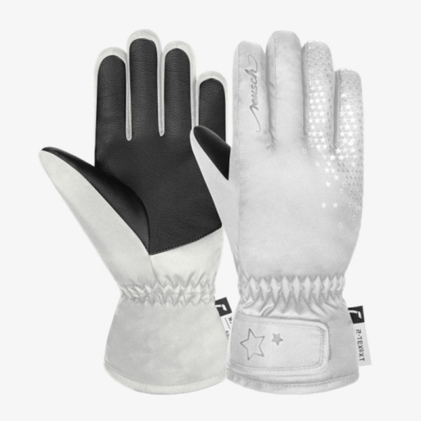 Naj bodo male roke tople in suhe! Otroške smučarske rokavice Reusch Alice R-TEX® XT BK nudijo vrhunsko zaščito pred snegom, vetrom in mrazom. Vodoodporne, tople in udobne – popolne za mlade smučarke. Odkrij kolekcijo Reusch pri AS Sport Outlet!