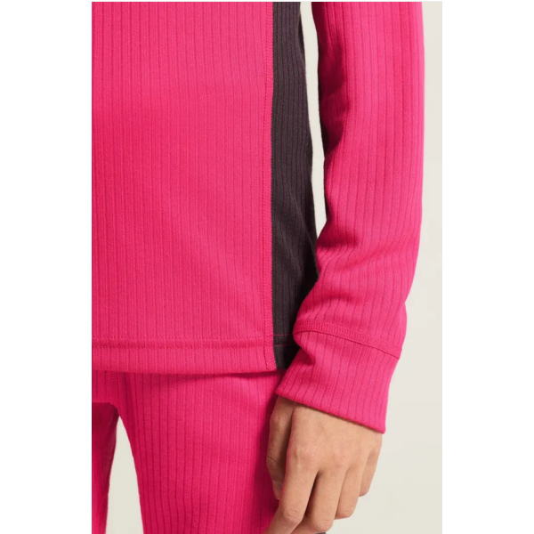 Otroško smučarsko spodnje perilo CRAFT BASELAYER FAME/DK PLUM