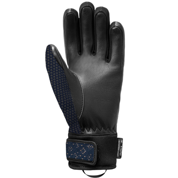 Reusch Elisabeth R-TEX® XT ženske rokavice – tople, vodoodporne in elegantne s kombinacijo ovčjega usnja, volne in pletenine. Za sodobne smučarke z občutkom za slog.