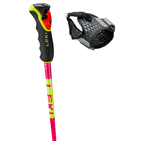 LEKI Spitfire 3D roza palice – Trigger 3D sistem, aluminij HTS, odlična stabilnost in zamenljive košarice. Popolne za freeride in progo. Naroči pri AS Sport Outlet!