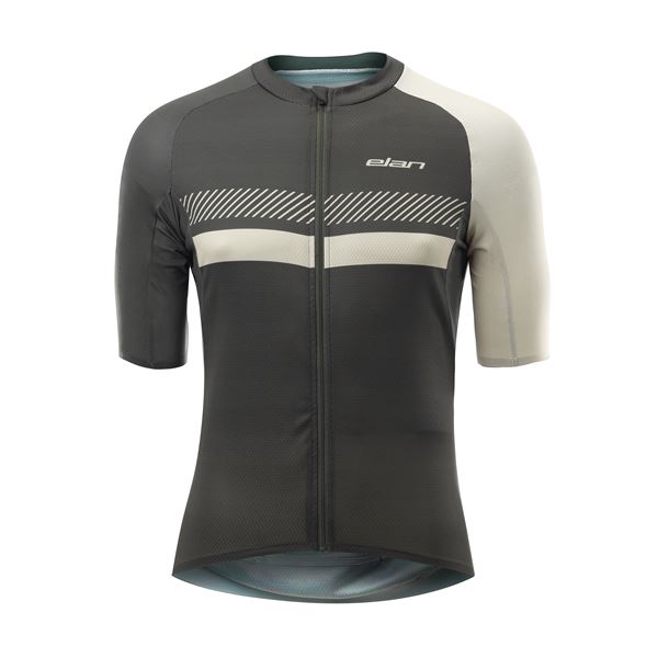 Moški kolesarski dres ELAN BIKE V2 GREY M navdušuje z modernim sivim odtenkom in čistim športnim dizajnom. Lahek, zračen in raztegljiv material omogoča odlično prileganje ter učinkovito odvajanje vlage, kar zagotavlja udobje tudi med daljšimi in intenzivnimi vožnjami.