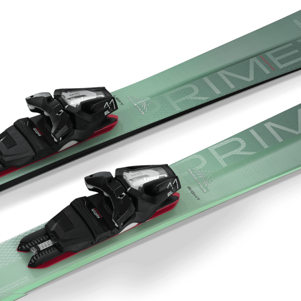 Ženske smuči Elan Primetime N°4  W PS ELX 11.0 so zasnovane za smučarke, ki iščejo stabilnost, natančnost in udobje na urejenih smučarskih progah. Model je prilagojen ženskemu stilu smučanja, kar omogoča enostaven nadzor in gladek prehod med zavoji.