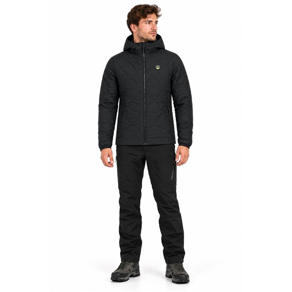 Moška jakna ELAN DEMO MENS PADDED JACKET s sintetično izolacijo ALTO in trpežno najlonsko zunanjo tkanino. Vodoodbojna obdelava DWR zagotavlja zaščito pred rahlim dežjem in sneženjem. Jakna ima dva stranska žepa in nastavljiv spodnji rob. Primerna je za vsakodnevno uporabo, sprehode, potovanja, prosti čas in druge zimske aktivnosti.