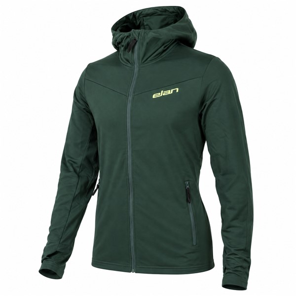 Moška jopica ELAN DEMO M 2L FLEECE JACKET iz mehkega in elastičnega materiala Powerfleece. Sestava 95 % poliester in 5 % elastan zagotavlja udobje, raztegljivost in svobodo gibanja. Dva stranska žepa omogočata praktično shranjevanje, odprtini za palca pa zagotavljata stabilnejše prileganje rokavov. Primerna je kot srednji izolacijski sloj pri smučanju ali za samostojno nošenje med pohodništvom, sprehodi in v prostem času.