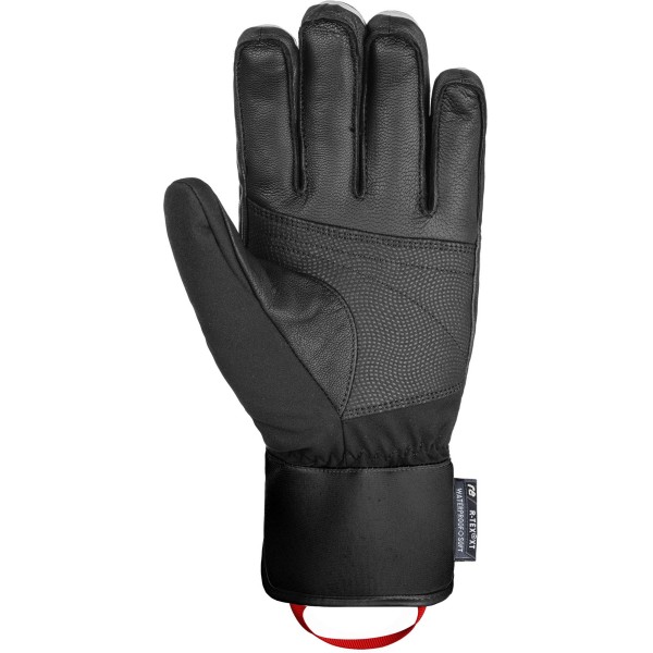 Moške smučarske rokavice REUSCH MASTERY v črno-beli barvni kombinaciji BLACK/WHITE. Izjemno topla sintetična izolacija R-LOFT™, kakovostno kozje usnje, prožen in zračen Softshell, podloga MicroActive, mehka zaščita členkov in prstov ter nastavljivo zapenjanje na ježka zagotavljajo toploto, udobje in odličen oprijem med smučanjem.