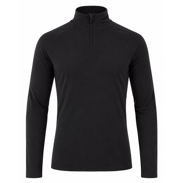 Moški bombažni smučarski puli REUSCH TED BLACK v elegantni črni barvi. Material iz 95 % bombaža in 5 % elastana, visok ovratnik ter praktična kratka zadrga zagotavljajo mehkobo, udobje in svobodo gibanja pri rekreativnem smučanju ter drugih zimskih aktivnostih.