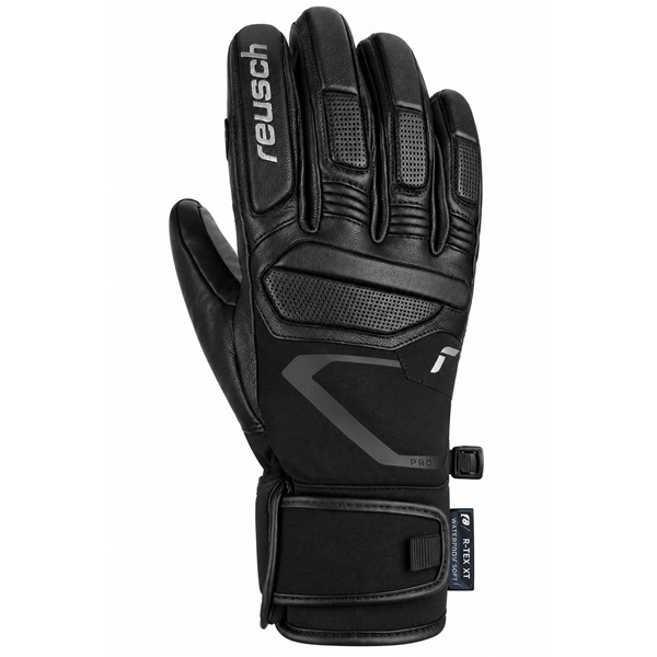 Smučarske rokavice REUSCH MARCO SCHWARZ v barvni kombinaciji BLACK / CAMO. Izjemno topla izolacija R-LOFT™, kakovostno kozje usnje, Softshell, mehki podlogi SoftPlush in MicroActive ter dodatno oblazinjenje prstov in členkov zagotavljajo toploto, udobje in zanesljiv oprijem med smučanjem.