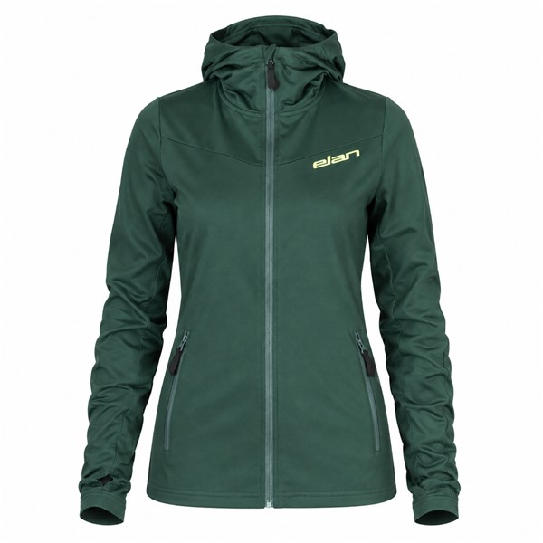 Ženska športna jopica ELAN DEMO W 2L FLEECE JACKET je izdelana iz toplega in elastičnega materiala Powerfleece s sestavo 95 % poliester in 5 % elastan. Opremljena je z dvema stranskima žepoma in funkcionalnima odprtinama za palca na rokavih. Primerna je za smučanje, pohodništvo, sprehode, prosti čas in uporabo kot srednji izolacijski sloj pod smučarsko jakno.