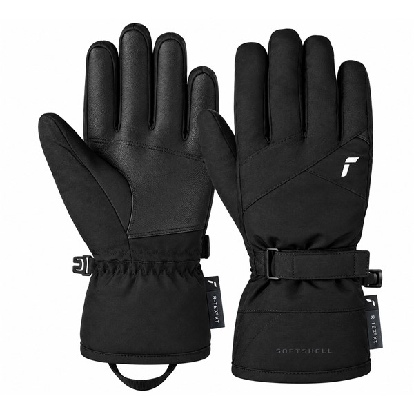 Ženske smučarske rokavice REUSCH ALENA R-TEX® XT v barvni kombinaciji BLACK / SILVER. Nepremočljiva membrana R-TEX® XT, vrhunska izolacija PrimaLoft® Gold, mehki podlogi SoftPlush in MicroActive ter tehnologija TOUCH-TEC zagotavljajo izjemno toploto, udobje in praktično uporabo med smučanjem.