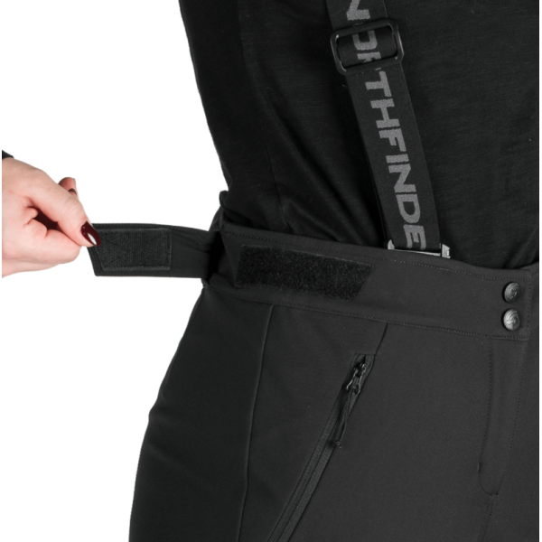 Odkrijte udobne in tople ženske softshell smučarske hlače Northfinder Taya z vodnim stolpcem 10.000 mm, zračnostjo 5.000 g/m²/24 h, notranjimi gamašami in ojačanim spodnjim delom. Idealne zimske hlače za smučanje z odlično zaščito proti vetru in vlagi.