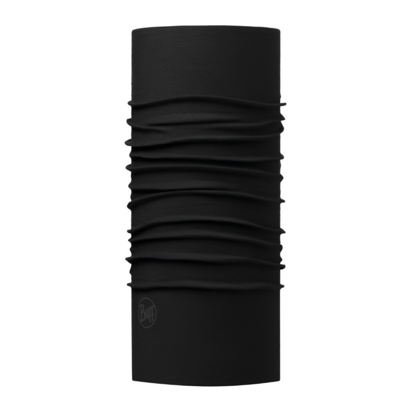 Odkrijte vsestransko tubo BUFF® Original Ecostretch Solid Black – lahka, zračna in 4-smerno raztegljiva. Idealna za tek, smučanje, pohodništvo in kolesarjenje. UPF 50 zaščita, izdelana iz recikliranih materialov, nosite jo na več kot 12 načinov.