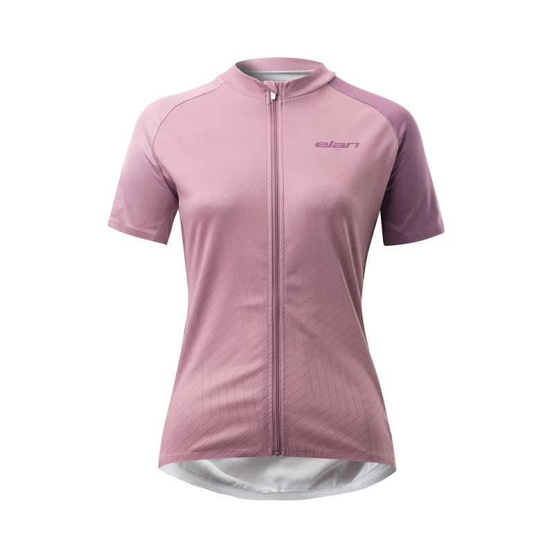 Ženski kolesarski dres ELAN BIKE V2 BLUSH W izstopa z nežnim rožnatim odtenkom in sodobnim športnim dizajnom. Lahka in zračna tkanina zagotavlja učinkovito odvajanje vlage ter udobje tudi med daljšimi vožnjami.