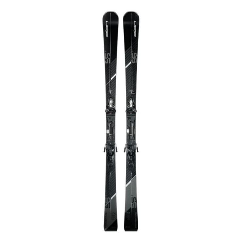 Vrhunske karving smuči Elan Primetime 55 Black Edition z ojačitvami Dual Ti in UD Carbon ter pripadajočimi vezmi EMX 12.0 GW Fusion X.