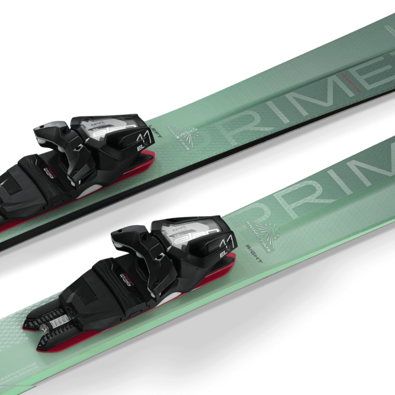 Ženske smuči Elan Primetime N°4  W PS ELX 11.0 so zasnovane za smučarke, ki iščejo stabilnost, natančnost in udobje na urejenih smučarskih progah. Model je prilagojen ženskemu stilu smučanja, kar omogoča enostaven nadzor in gladek prehod med zavoji.