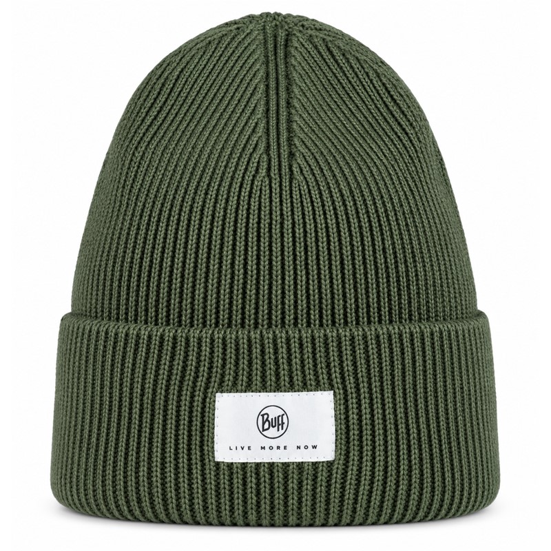 Originalna pletena kapa BUFF® Knitted Beanie Drisk Silversage iz 100 % organskega bombaža. Mehka, zračna in udobna kapa v sodobnem sivkasto zelenem odtenku, primerna za jesenske sprehode, milejše zimske dni in vsakodnevno uporabo.