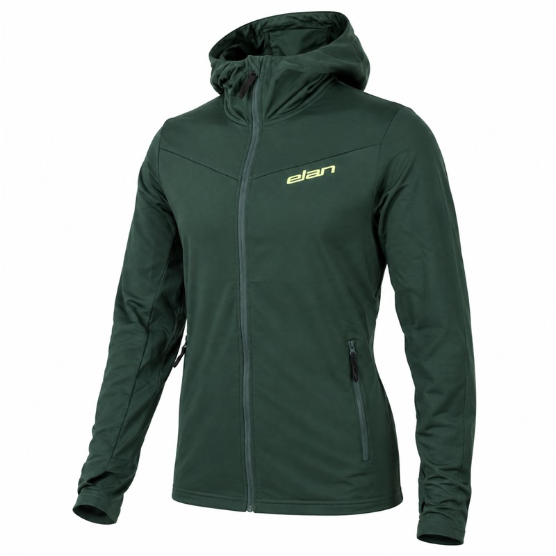 Moška jopica ELAN DEMO M 2L FLEECE JACKET iz mehkega in elastičnega materiala Powerfleece. Sestava 95 % poliester in 5 % elastan zagotavlja udobje, raztegljivost in svobodo gibanja. Dva stranska žepa omogočata praktično shranjevanje, odprtini za palca pa zagotavljata stabilnejše prileganje rokavov. Primerna je kot srednji izolacijski sloj pri smučanju ali za samostojno nošenje med pohodništvom, sprehodi in v prostem času.