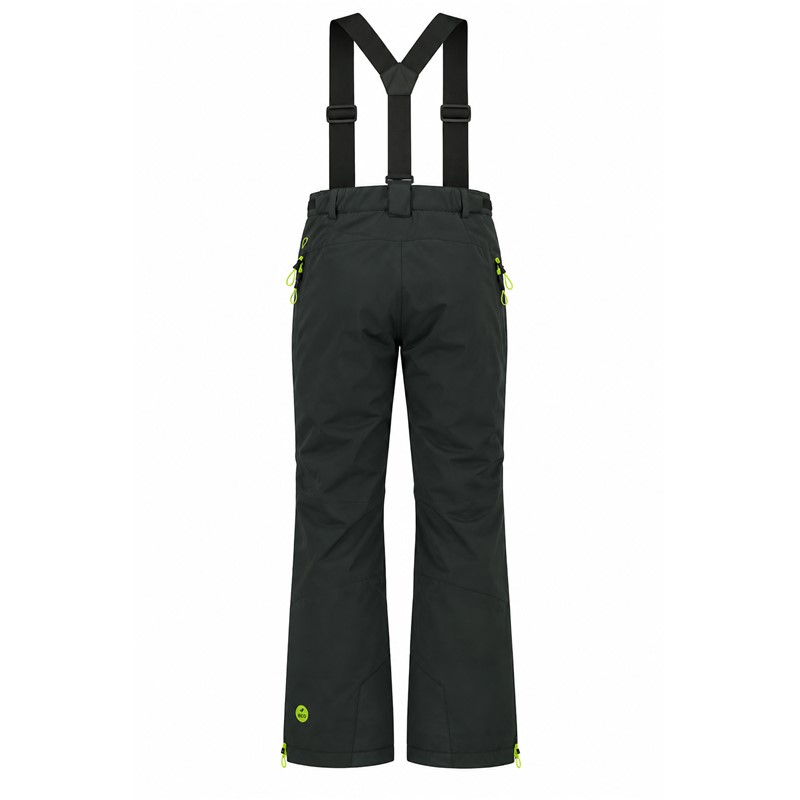 Moške smučarske hlače ELAN PADDED BLACK z vodnim stolpcem 20.000 mm in zračnostjo 30.000 g/m²/24 h. Tehnična membrana Tritech, zunanji material in podloga iz 100 % poliestra ter toplotno izolacijsko polnilo iz 60 % poliestra in 40 % volne zagotavljajo zaščito, toploto in udobje med smučanjem.