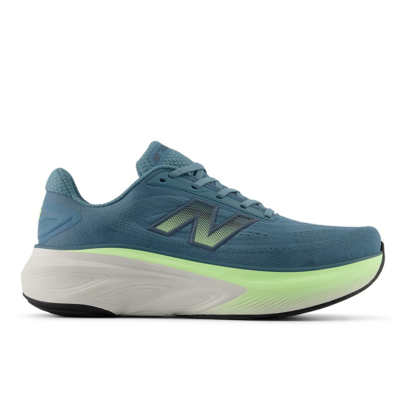 Moške tekaške superge New Balance Fresh Foam X More V6, izjemno udobni in mehki tekaški copati z maksimalnim blaženjem za dolge razdalje.