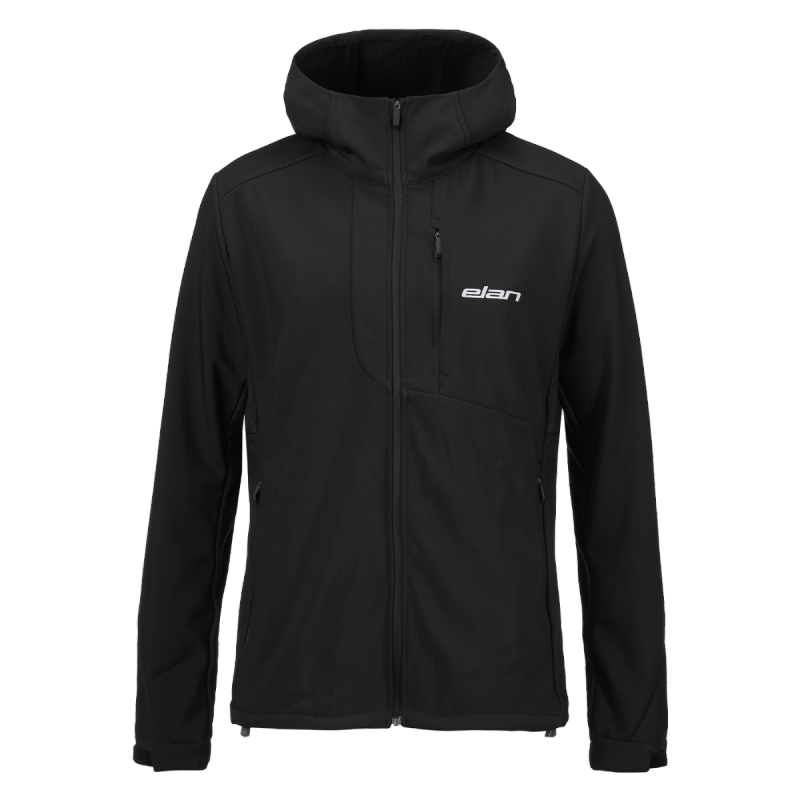 Softshell jakna Elan je zasnovana za dinamične aktivnosti in spremenljivo vreme. Izdelana iz raztegljive tkanine, nudi svobodo gibanja in udobje. Kapuca ščiti pred vremenskimi vplivi, medtem ko nastavljive manšete omogočajo prilagodljivo prileganje.