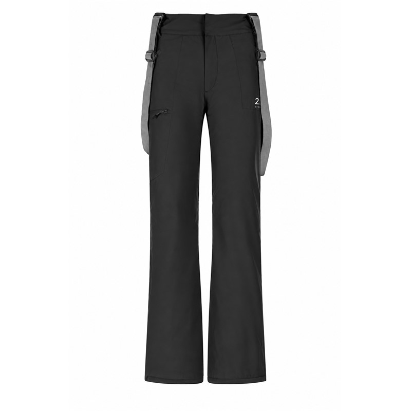 Ženske smučarske hlače 2117 KABO BLACK z vodnim stolpcem 15.000 mm in zračnostjo 15.000 g/m²/24 h. Membrana Tritech, izolacija ALTO Wool z 30 % volne in 70 % recikliranega poliestra, raztegljiv material s 45 % recikliranega poliestra, odstranljive naramnice, nastavljiv pas in notranje snežne gamaše zagotavljajo toploto, zaščito in udobje med smučanjem.