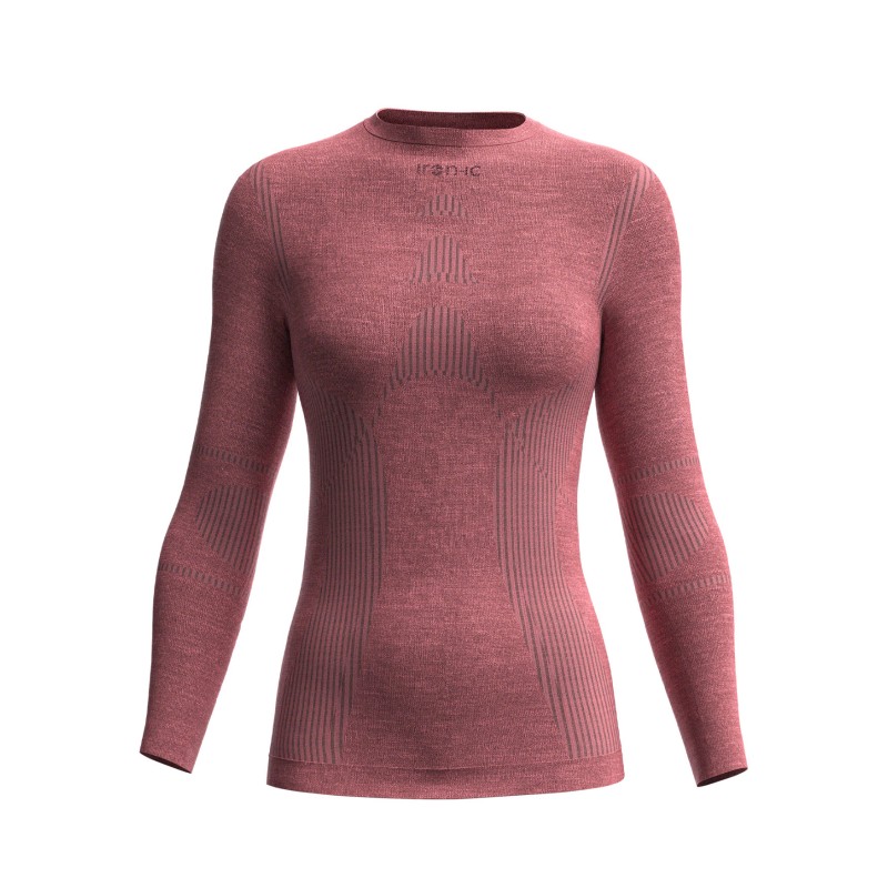 Ženska smučarska spodnja majica IRON-IC T-SHIRT IRN MERINO PPLB T 7.1 je visokokakovosten kos oblačila, zasnovan za aktivnosti na snegu in v zimskih razmerah. Izdelano je iz lahke, prožne tkanine Exyra Light, ki zagotavlja izjemno dihanje in udobje.